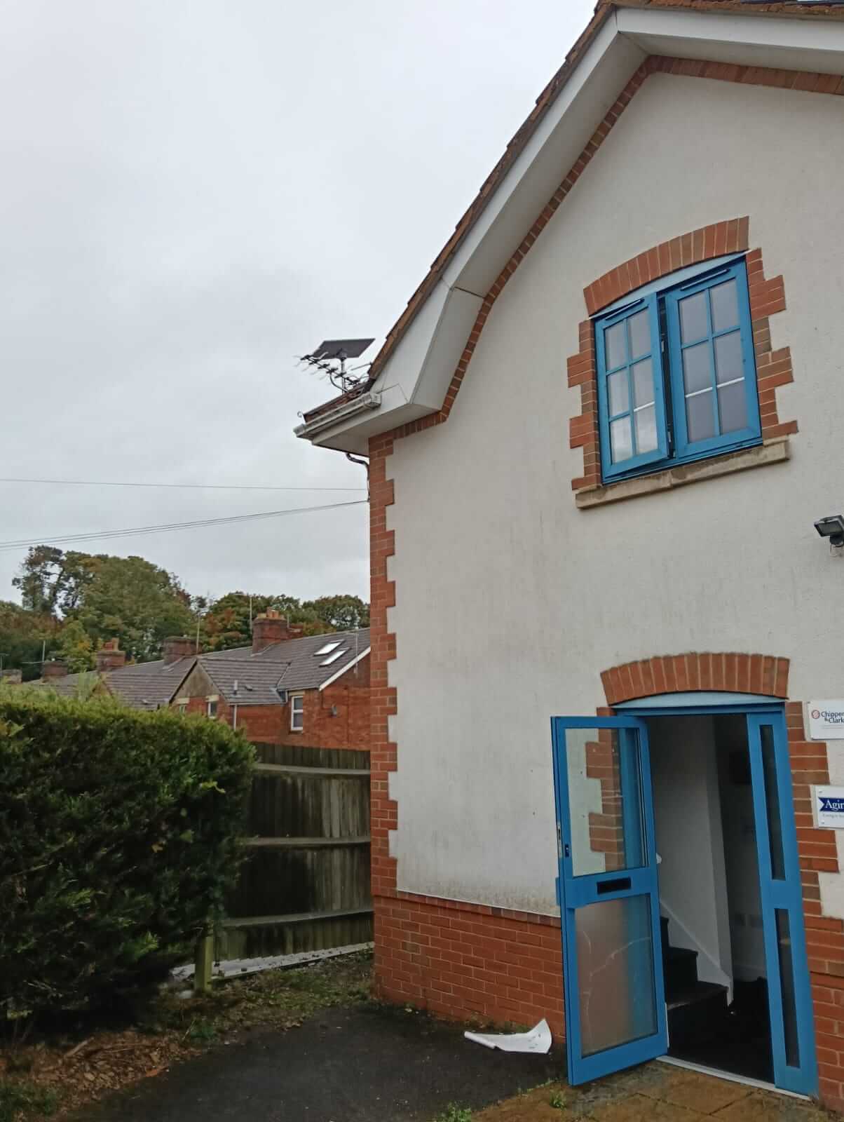Starlink installation at commercial business in Kent