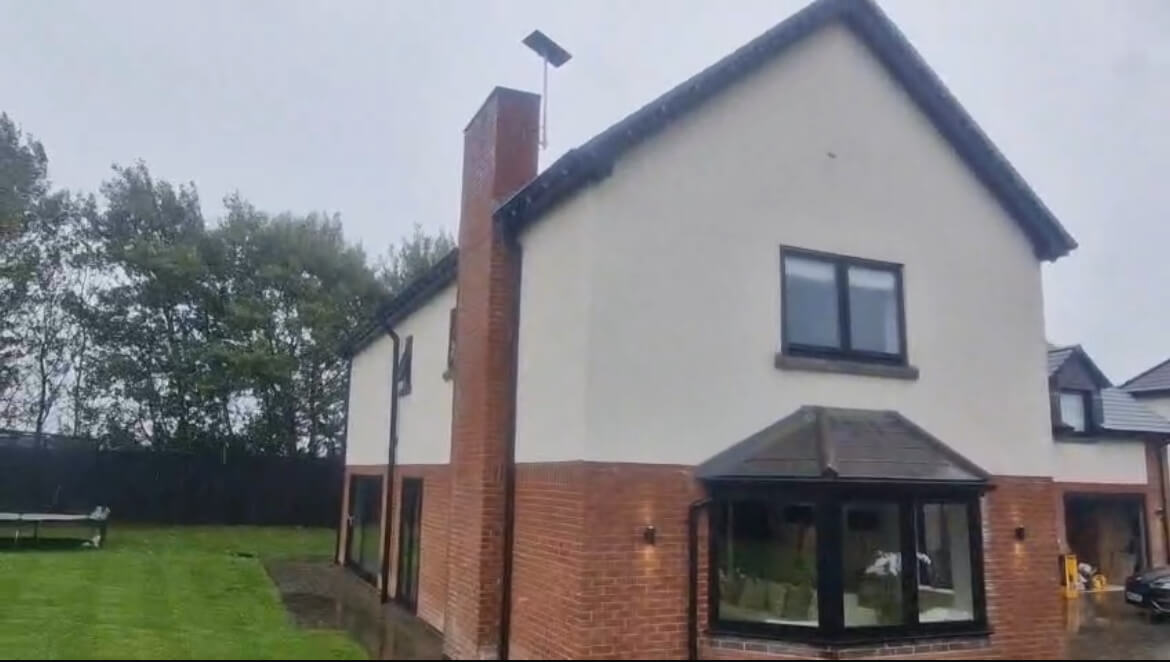 Starlink Gen 3 installation on new build home in Ormskirk, West Lancashire